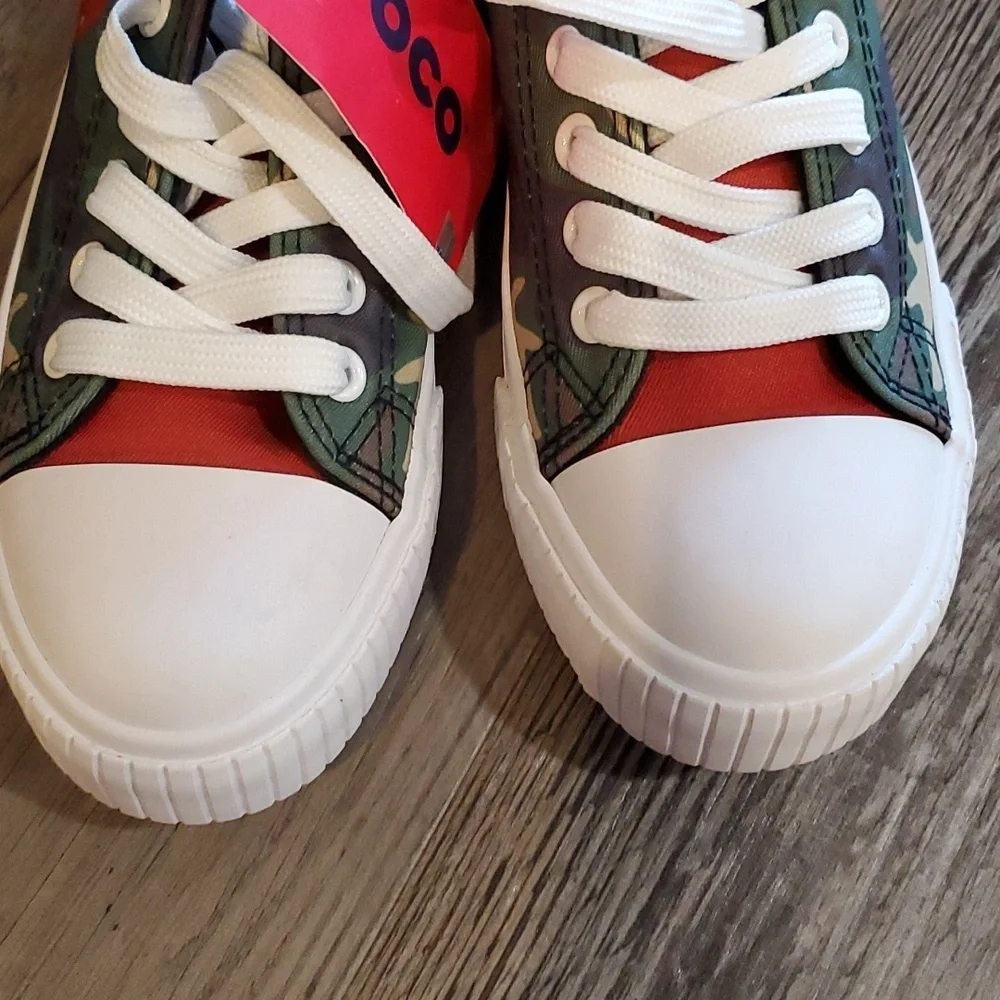 FOCO Indiana Womens Camo Low Top Canvas Shoe Size 7